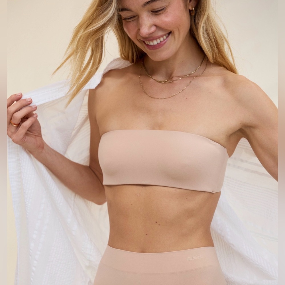 Aerie Smoothez Unlined Bandeau Bra 🤎